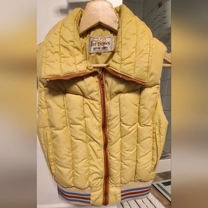 1st Down Goose down Puffer Vest